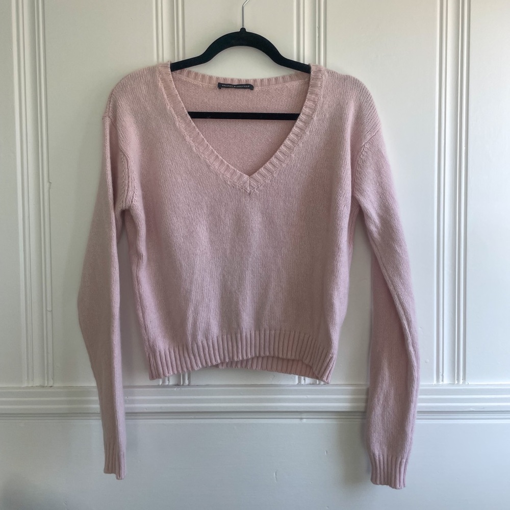 Brandy Melville pink sweater, fits like Size S